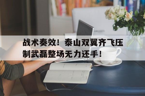 战术奏效！泰山双翼齐飞压制武磊整场无力还手！